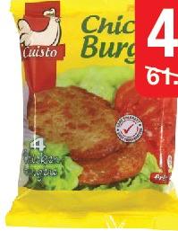 Chicken Burgers x4 - Cuisto le sachet de 228g