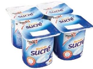 Yoplait Plain Sweetened Yoghurt 125g Lactose Free
