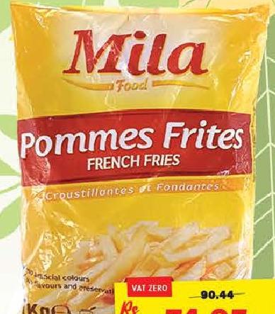 Mila Pommes Frites French Fries 9/9 1kg