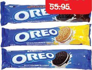 Oreo Cookies Original / Golden / Choco Cream / Hazelnut 128g