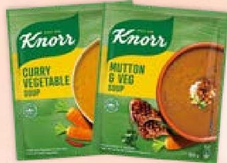 KNORR Soupe 50-60g (toutes refs)