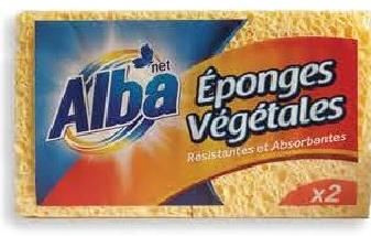 Alba Vegetable Sponges Resistant & Absorbent x2