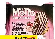 MY MOTTO WAFER STRAWBERRY & CREAM 30G
