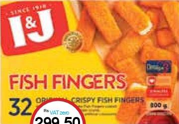 I&J Fish Fingers - 800g