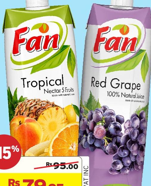 Fan Juice 1L (Gamme except Passion / Pomegranate / Cranberry)