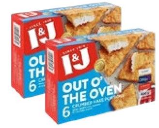 I&J Out of The Oven Crumbed Hake 400g Lemon