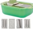Mandoline Slicer with Collection Container and Strainer