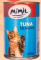 Mimil Tuna in water cat food can 400g