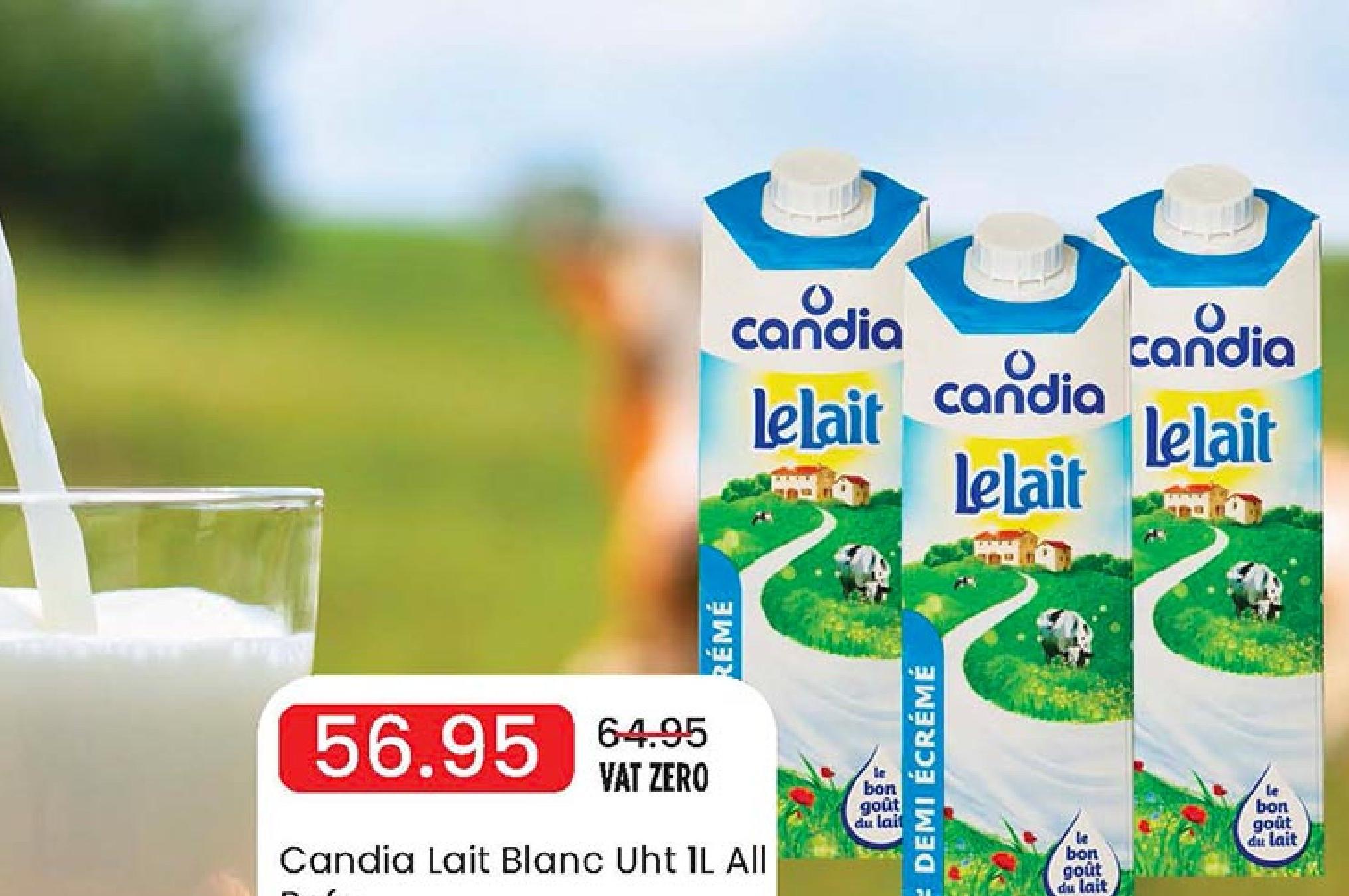 Candia Lait Blanc Uht 1L All Refs
