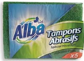 Alba Tampons Abrasifs x5