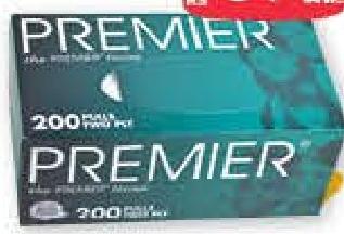 Premier Facial Tissue Assorted Colours Box 2 Ply x 200 Sheets