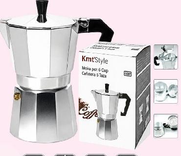 Kmt'Style Moka Pot 6 Cup Coffee Maker