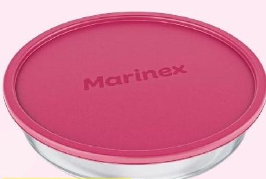 Marinex Round Baking Dish with Lid 2.4L