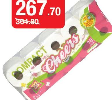 Papier Toilette Compact x10 - Cheers