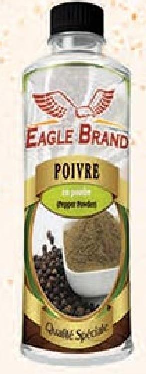 Eagle Brand Black Pepper Powder Bottle 50g