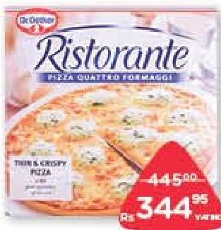 Dr. Oetker Ristorante Pizza 4 Formaggi, Mozzarella, Spinaci 340/355/390 g