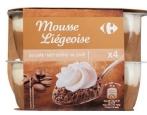 Mousse Liégeoise au café, Les 4 pots x 80 g