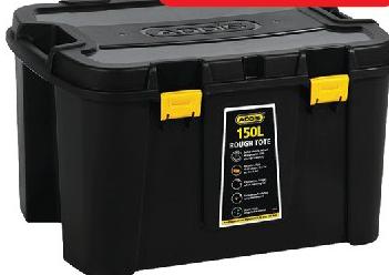 Boîte de Rangement en Plastique Rough Tote 150L 800x580x480 mm - Addis