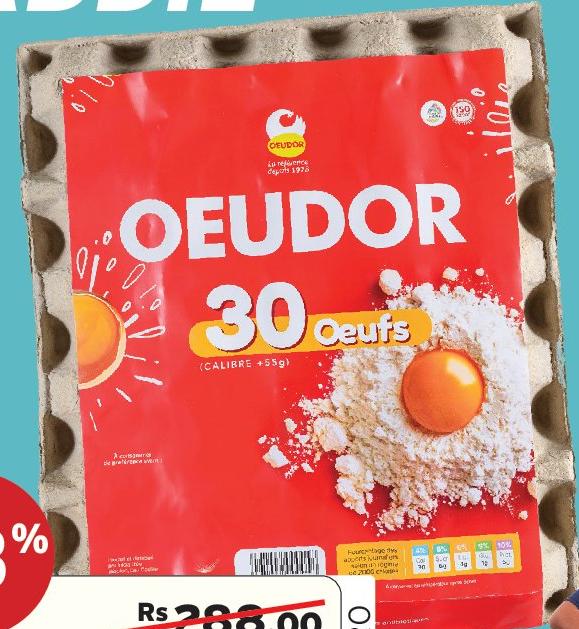 OEUDOR OEUF PACK X 30 CLING FILM CALIBRE +55G