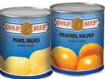 Gold Reef Peach Halves / Pears - 820g
