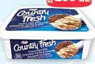Nestle Country Fresh Glace Blueberry, Choca-Cara-Nilla, Neapolitan, Vanilla & Choc Sauce, Vanilla 1.8 L