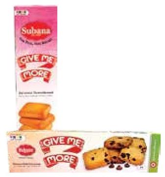 Subana Give Me More Original / Chocolate / Ginger Bread Cookies 200g