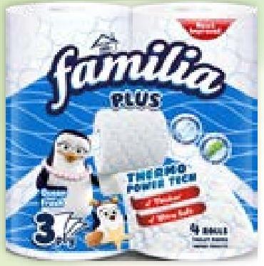FAMILIA PLUS Toilet Paper 3Ply*4