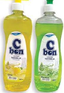 C'Bon Dishwash Liquid 750ml (4 Refs)