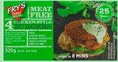 Fry's Meat Free 4 Chicken-Style Burgers