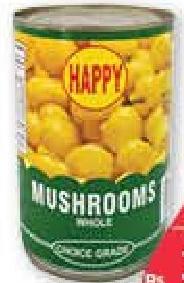 Happy Whole Mushrooms 400 g