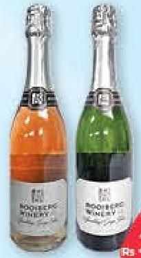 Rooiberg Non Alcoholic Sparkling Red, White 750 ml