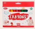 Crayons de cire de couleur BEIFA, le lot de 12 couleurs