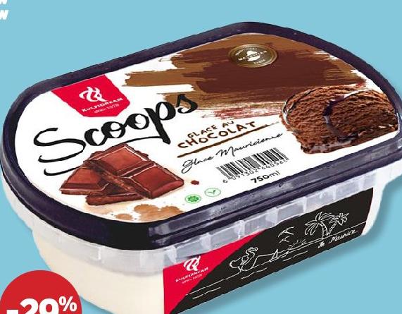 Scoops Ice Cream with Raspberry / Caramel / Chocolate 750ml