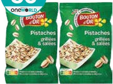 Bouton d'Or Pistaches Grillées & Salées 150g
