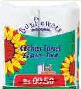 Sunflowers Kitchen Towel x2 Rolls