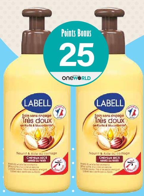 Labell Soins Sans Rinçage Très Doux au Karité & Macadamia 200ml