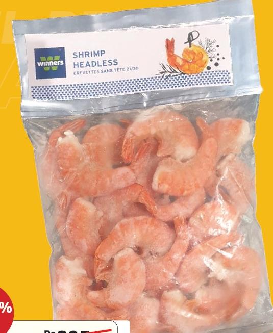 Winners Headless Shrimps 21/30 500g