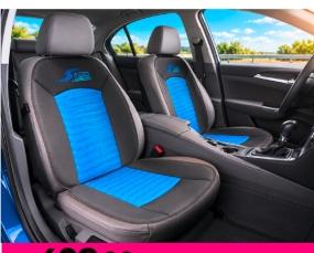 Housse de siège auto bicolore Broderie Speed - universelle