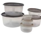 Set of 7 Food Storage Containers with Lids