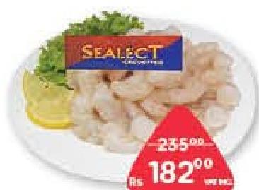 Sealect Deveined Shrimp Calibre 31/40 500 g