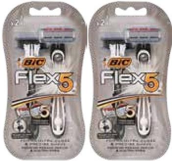 Bic Flex 5 Blister Razor x 2