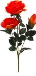 Artificial Roses 60m, 3 Roses + 2 Large Roses 20cm