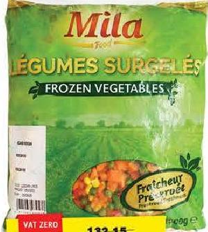Mila Melange Mexicain Frozen Vegetables 1kg