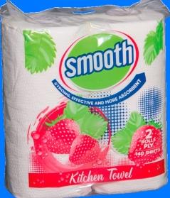 Smooth Kitchen Towel 2 Rolls Ply 440 Sheets