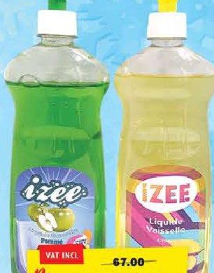 Izee Liquide Vaiselle Pomme/Citron 750ml