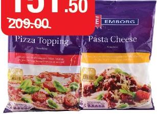 Shredded Cheese - Emborg Mozzarella / Cheddar / Pasta / Pizza Topping / 3 Cheese Bake le sachet de 200g