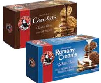 Bakers Choc Kits / Romany Creams Biscuits 200g