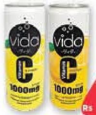 Vida Vitamin C Sparkling Drink Lemon, Blackcurrant, Kiwi, Orange 325 ml