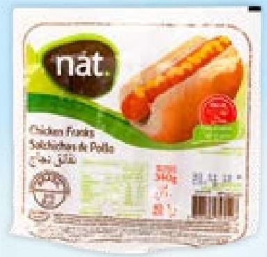 NAT Chicken Franks 340g