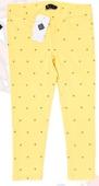 Legging motif coeur Taille 3-16 ans Couleur: Jaune